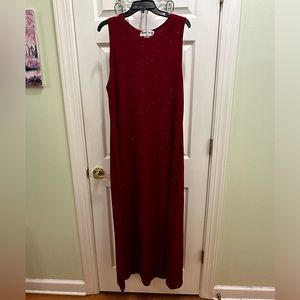 Red special occasion dress size 14